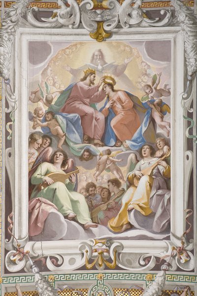 Die Krönung der Jungfrau Maria (Detail) von Pietro Sorri